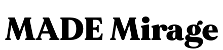 MADE Mirage Font Image