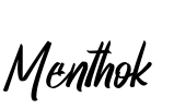 Menthok Font Image