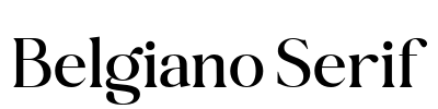 Belgiano Serif Font Image