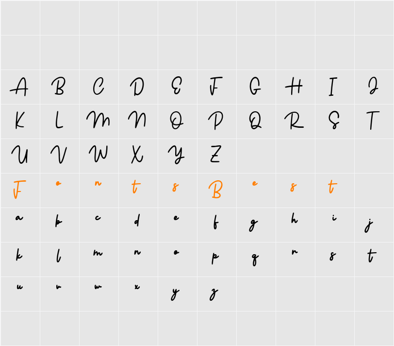Romanian Signature Character Map