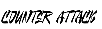 Counter Attack Font Image