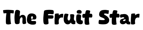 The Fruit Star Font Image