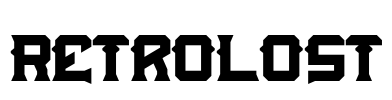Retrolost Font Image