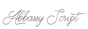 Abbassy Script Font Image