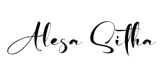 Alesa Sitha Font Image