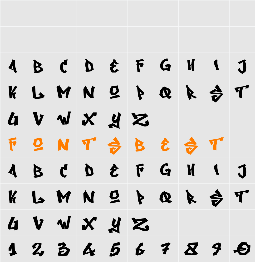 Jack and Zeky Character Map