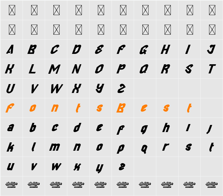 UltraMarathonDemo Character Map