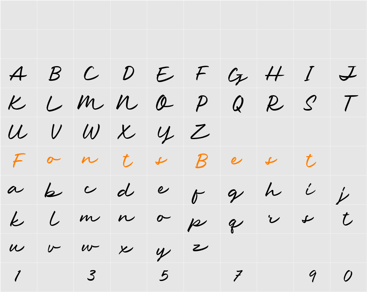 Anastasya Character Map