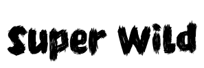 Super Wild Font Image