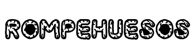 Rompehuesos Font Image