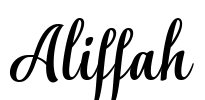Aliffah Font Image