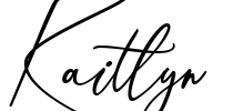 Kaitlyn  Font Image