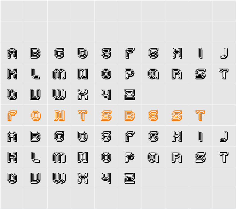 Numbers Character Map