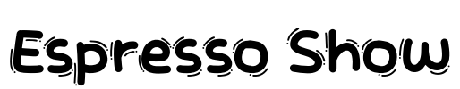 Espresso Show Font Image