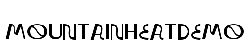 MountainHeatDemo Font Image