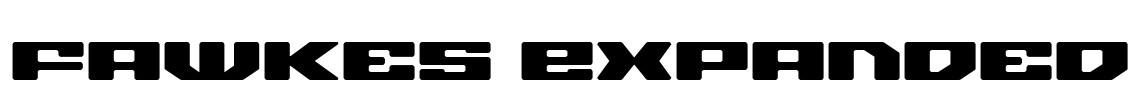 Fawkes Expanded Font Image
