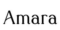 Amara Font Image
