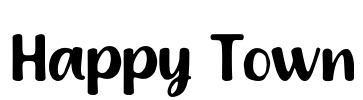 Happy Town Font Image