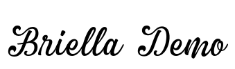 Briella Demo Font Image