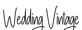 Wedding Vintage Font Image