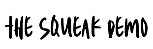 The Squeak Demo Font Image