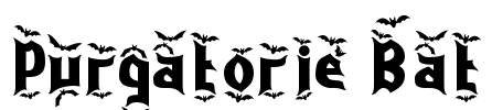 Purgatorie Bat Font Image
