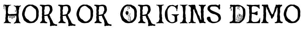 Horror Origins Demo Font Image