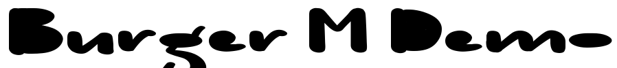 Burger M Demo Font Image