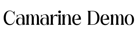 Camarine Demo Font Image