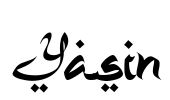 Yasin Font Image
