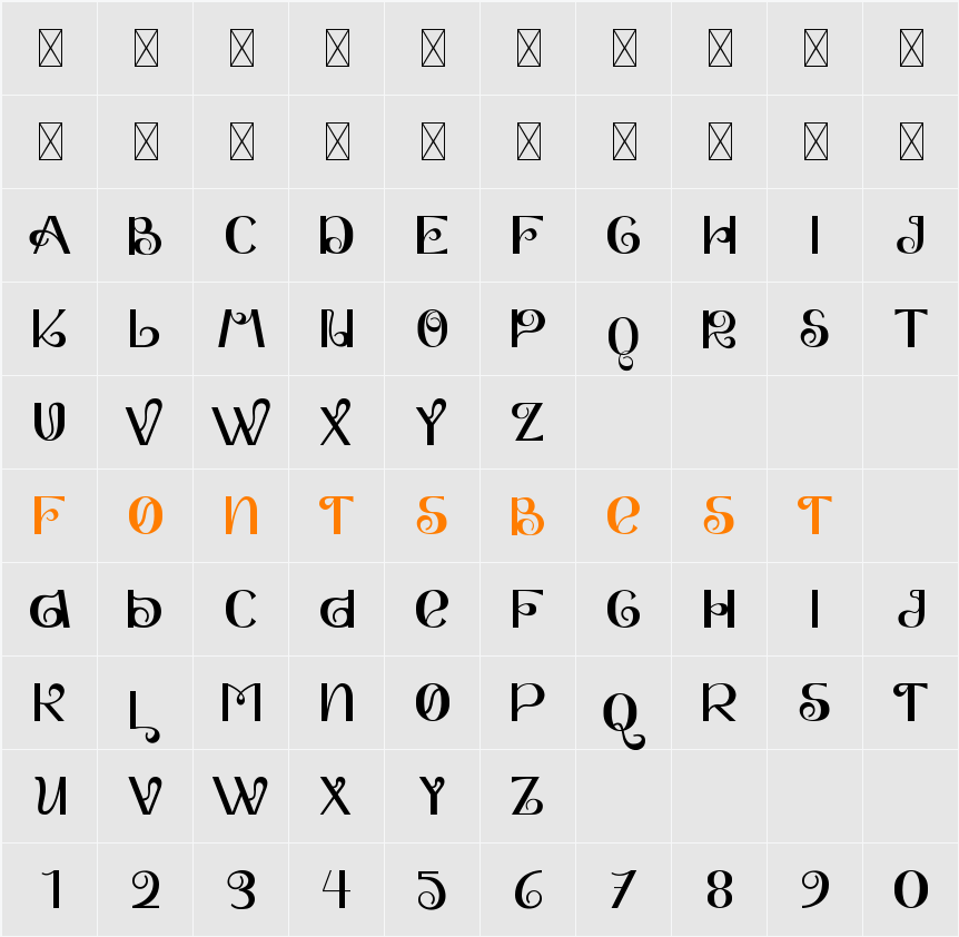Jode Display Two Character Map
