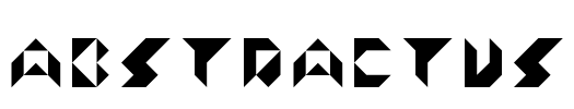 Abstractus Font Image