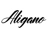 Aligano Font Image