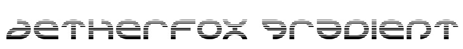 Aetherfox Gradient Font Image