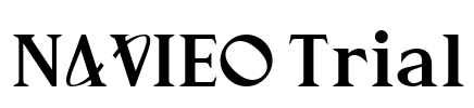 NAVIEO Trial Font Image