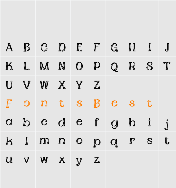 Amigie Stamp Demo Character Map
