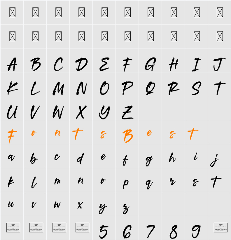 Resonate Free Character Map