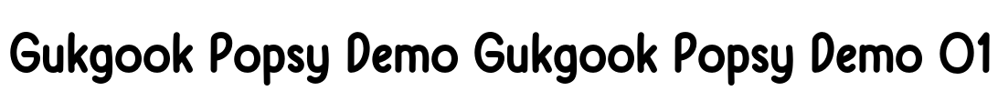 Gukgook Popsy Demo Gukgook Popsy Demo 01 Font Image