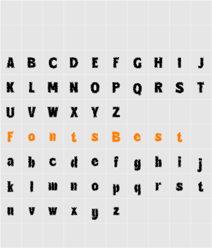 Bengal Unfocus Demo Character Map