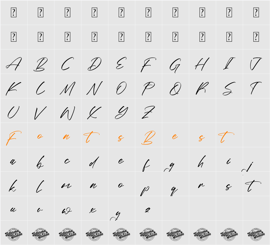 Preston Smith DEMO VERSION Character Map