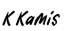 K Kamis Font Image