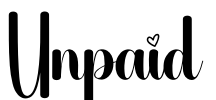 Unpaid Font Image