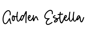 Golden Estella Font Image