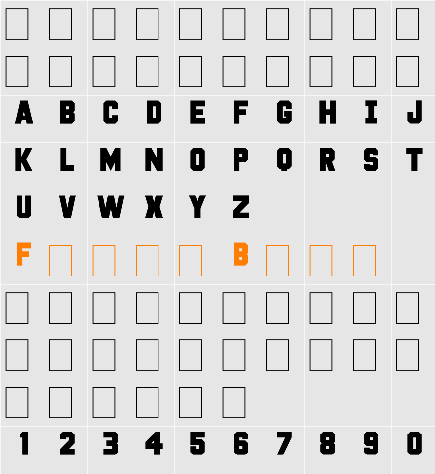 Deep Shadow Over Character Map