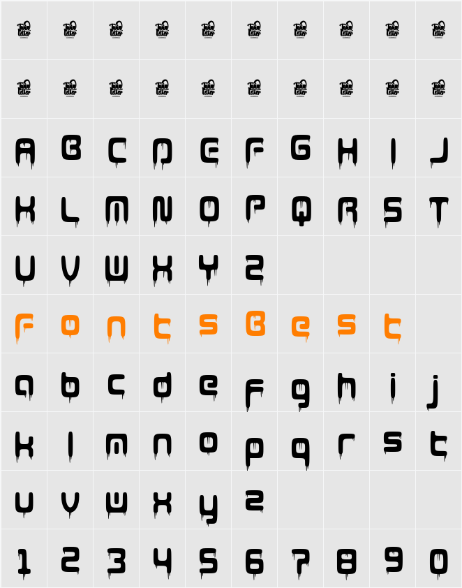 Adripe Trial Regular Character Map