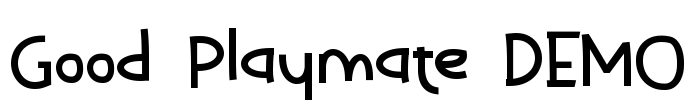 Good Playmate DEMO Font Image