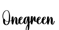 Onegreen Font Image
