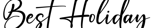 Best Holiday Font Image