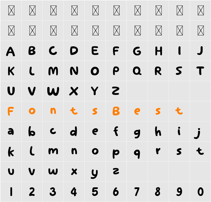 Kinder Child Character Map
