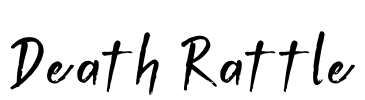Death Rattle Font Image